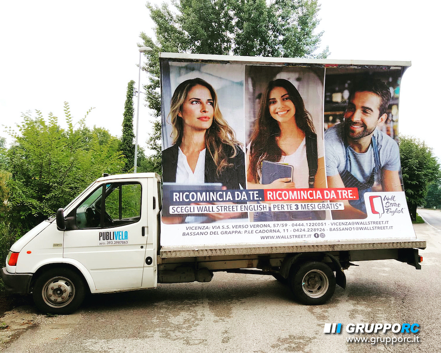 camion vela vicenza padova pubblicita agenzia campagne pubblicitarie marketing